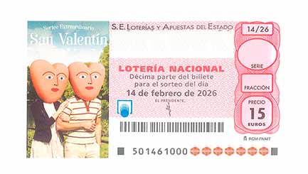 Décimo 36178 del sorteo 14-14/02/2026 Sábado