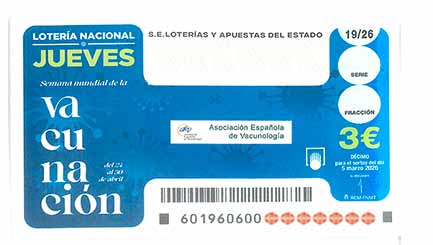 Décimo 55652 del sorteo 19-05/03/2026 Jueves