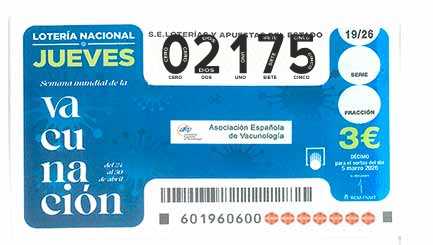 Décimo 02175 del sorteo 19-05/03/2026 Jueves