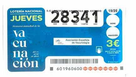 Décimo 28341 del sorteo 19-05/03/2026 Jueves