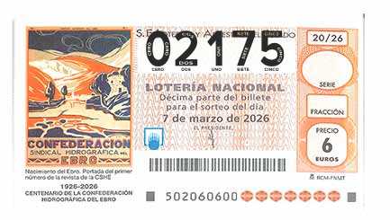 Décimo 02175 del sorteo 20-07/03/2026 Sábado