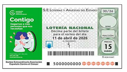 Décimo 54887 del sorteo 30-11/04/2026 Sábado