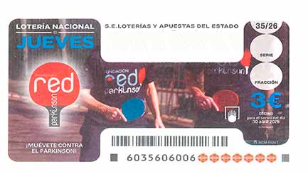 Décimo 54035 del sorteo 35-30/04/2026 Jueves