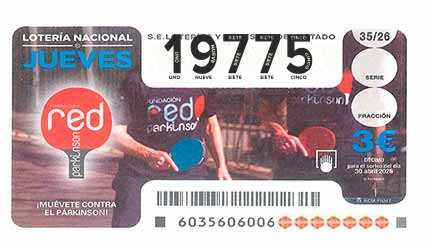 Décimo 19775 del sorteo 35-30/04/2026 Jueves