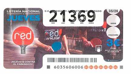 Décimo 21369 del sorteo 35-30/04/2026 Jueves