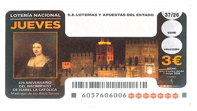 Décimo 14697 del sorteo 37-07/05/2026 Jueves