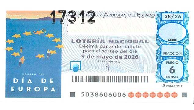 Décimo 17312 del sorteo 38-09/05/2026 Sábado