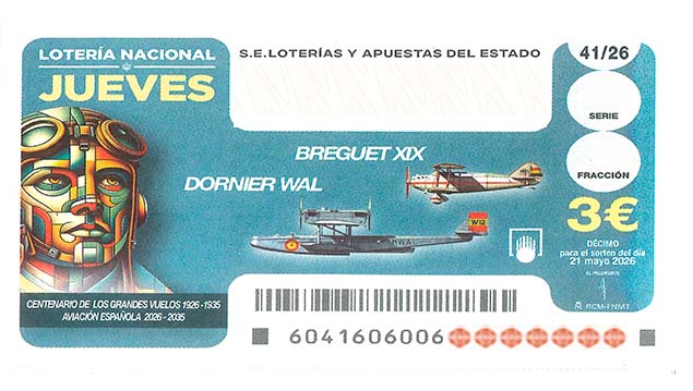 Décimo 25397 del sorteo 41-21/05/2026 Jueves