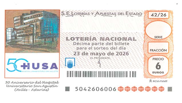 Décimo 45676 del sorteo 42-23/05/2026 Sábado