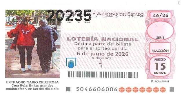 Décimo 20235 del sorteo 46-06/06/2026 Sábado