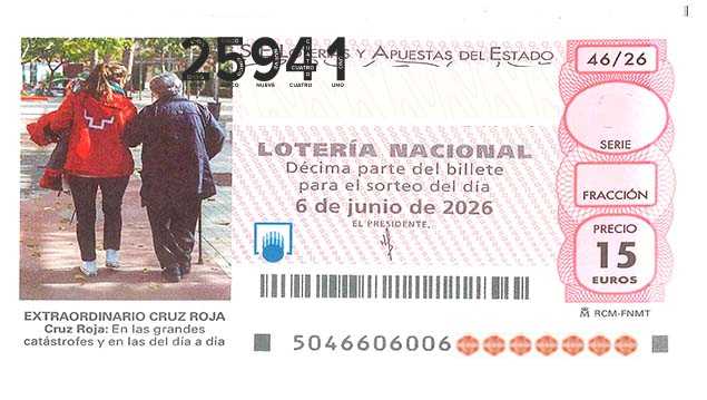 Décimo 25941 del sorteo 46-06/06/2026 Sábado