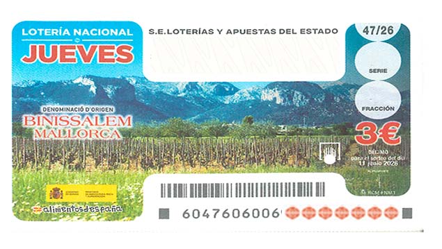 Décimo 48014 del sorteo 47-11/06/2026 Jueves