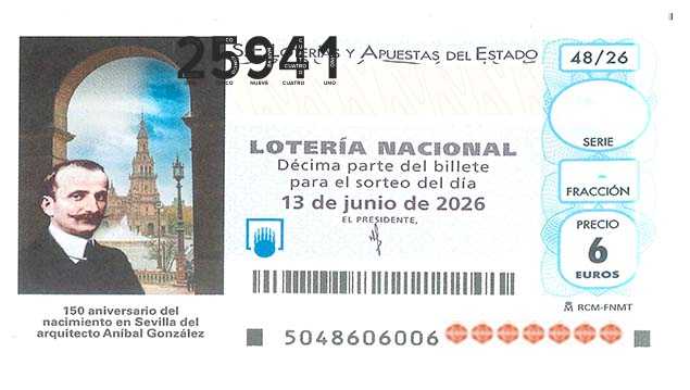 Décimo 25941 del sorteo 48-13/06/2026 Sábado