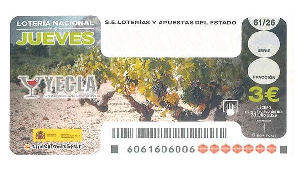 Décimo 39748 del sorteo 61-30/07/2026 Jueves