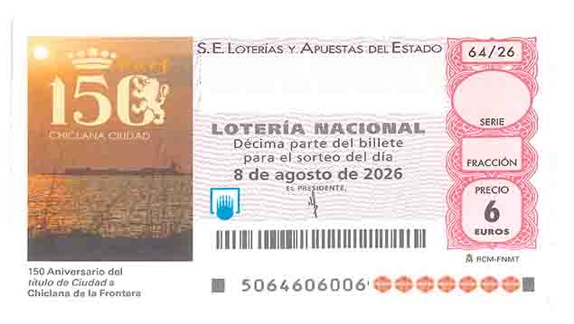 Décimo 37730 del sorteo 64-08/08/2026 Sábado