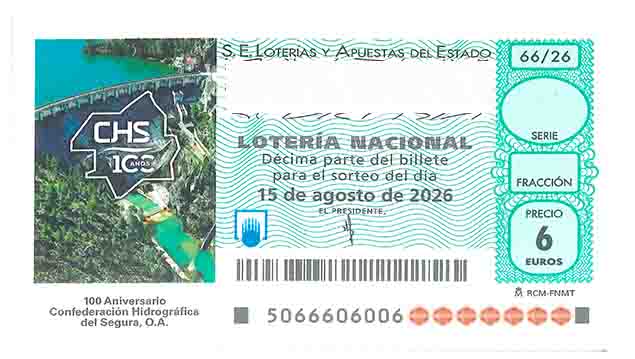 Décimo 01098 del sorteo 66-15/08/2026 Sábado
