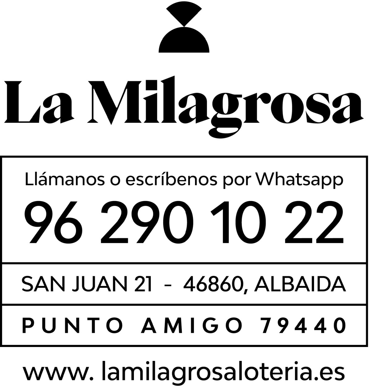    Imagen 1 para promocionar la tienda La Milagrosa