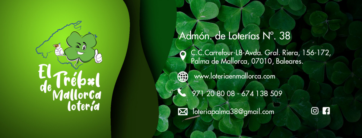 Imagen 1 para promocinar la tienda EL TREBOL DE MALLORCA LOTERIA