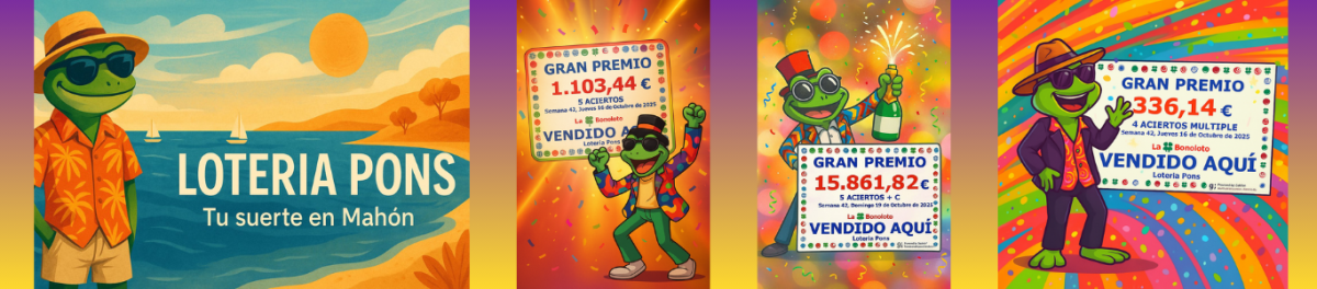    Imagen 1 para promocionar la tienda Loteria Pons
