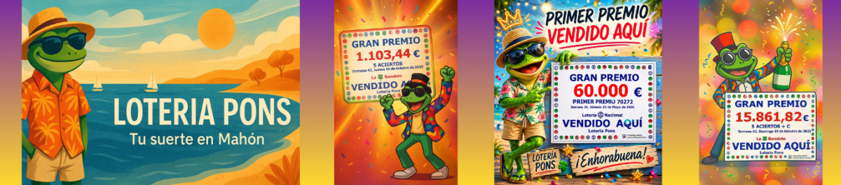    Imagen 1 para promocionar la tienda Loteria Pons