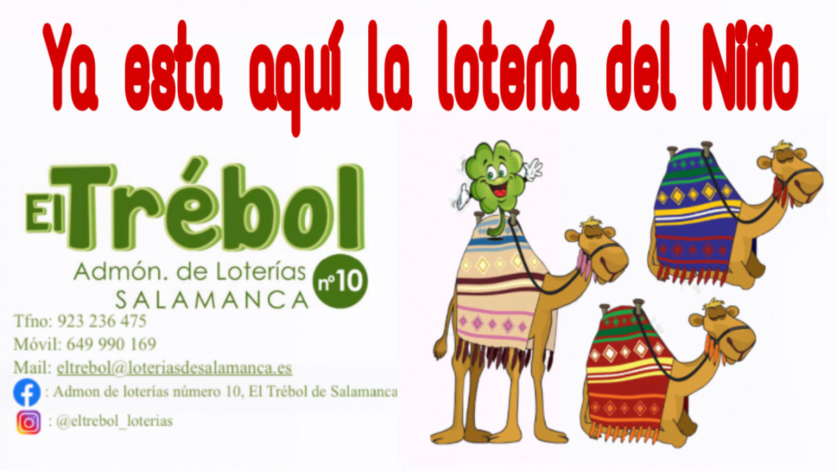   Imagen 1 para promocionar la tienda Lotería n. 10 "EL TREBOL" Salamanca